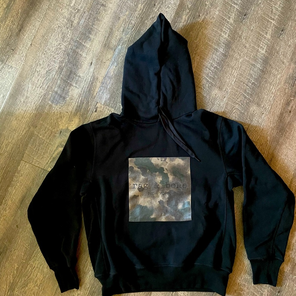 Rag & Bone Camo Hoodie